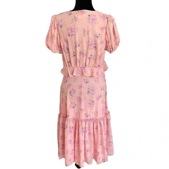 LoveShackFancy x Target Fleur Midi Dress Barbie BarbieCore - Picture 9 of 11